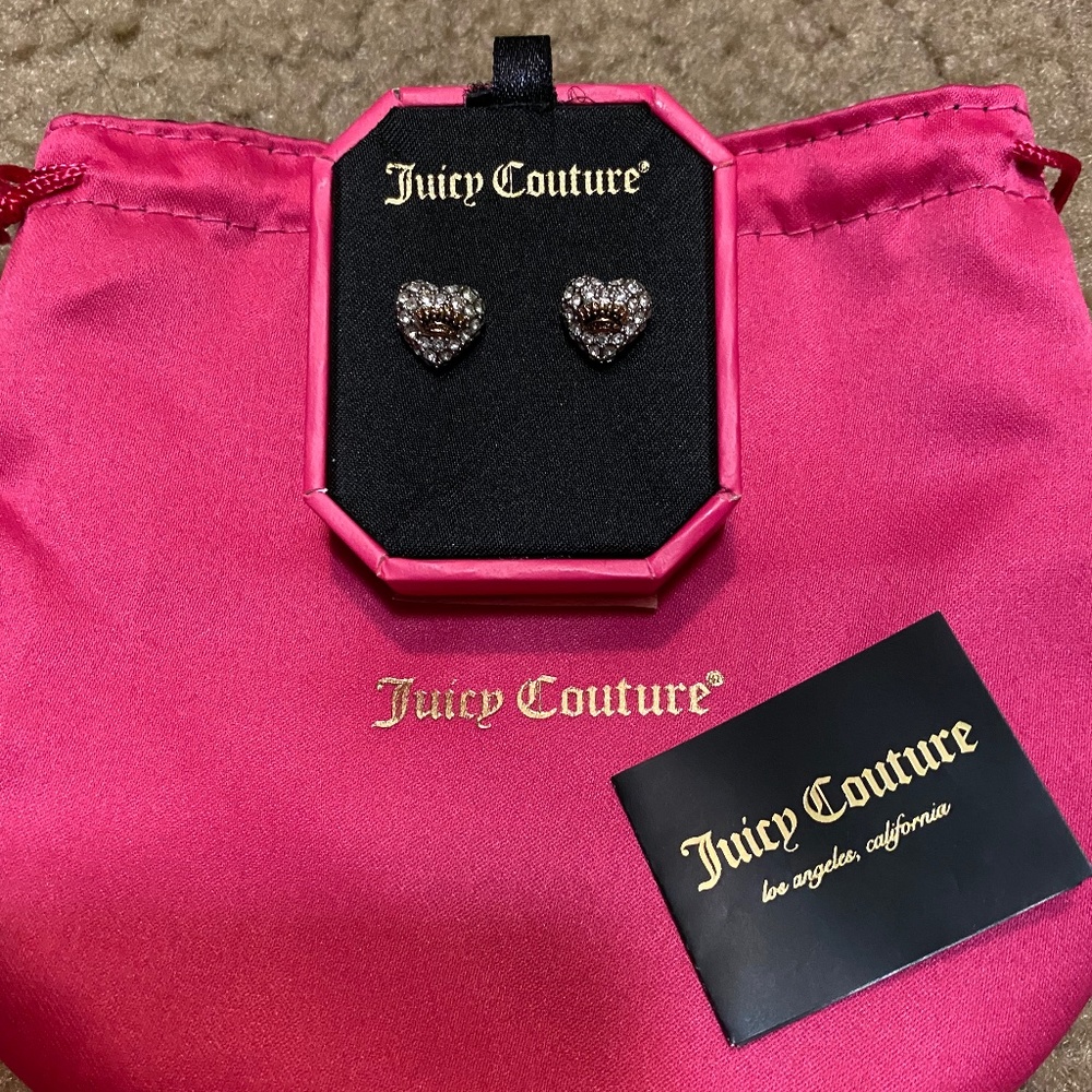 Juicy Couture Heart Earrings